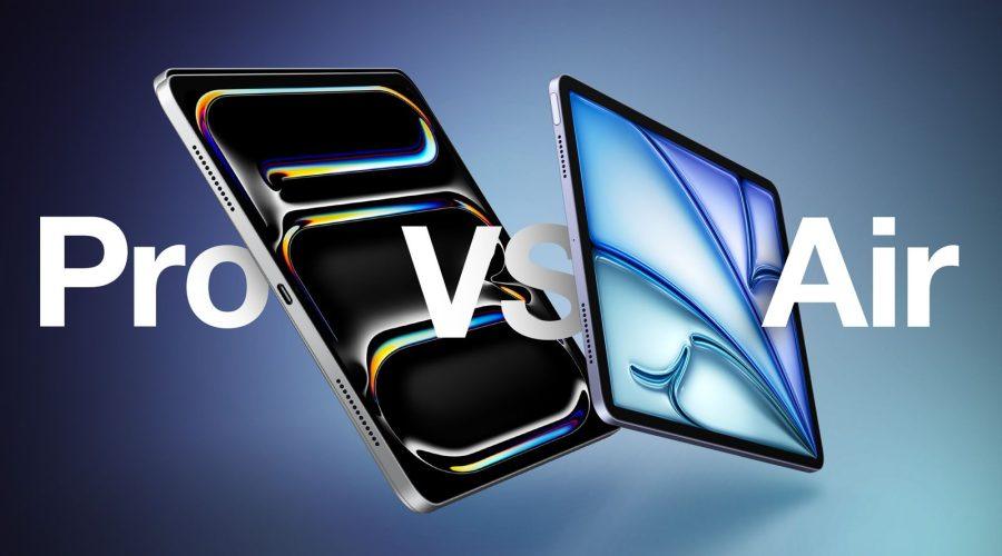 ipad pro 2024 vs ipad air 2024 feature