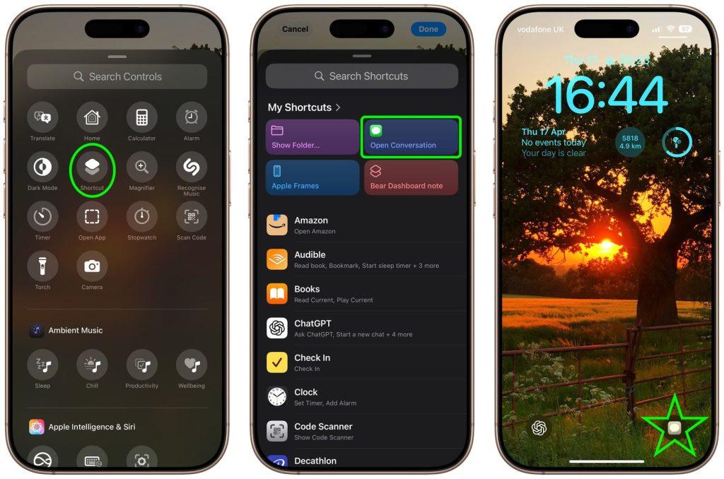 add conversation lock screen