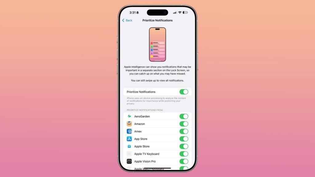 ios 18 4 prioritize notifications