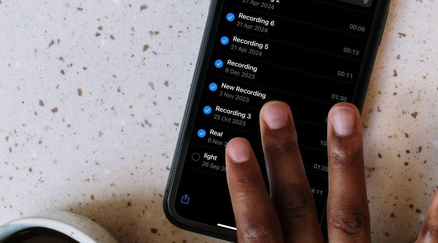 multiple select gesture