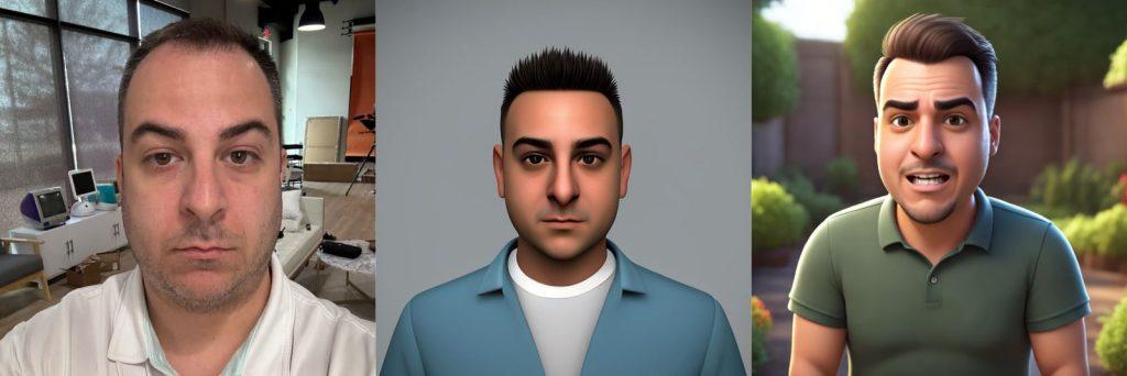 Immagine di iOS 18.6 al centro, immagine di iOS 26 a destra