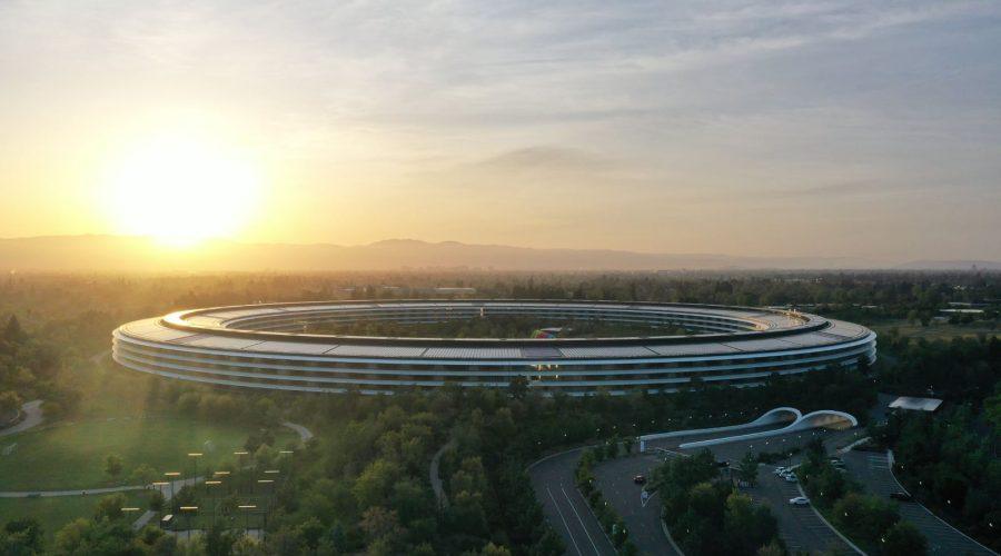apple-park-sunset