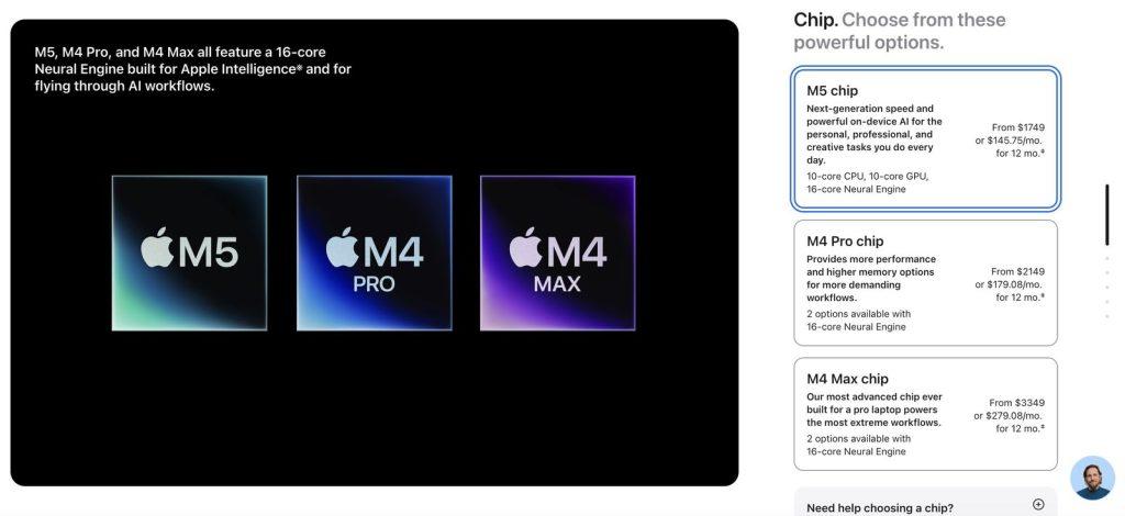 MacBook-Pro-Chip-Configurator-