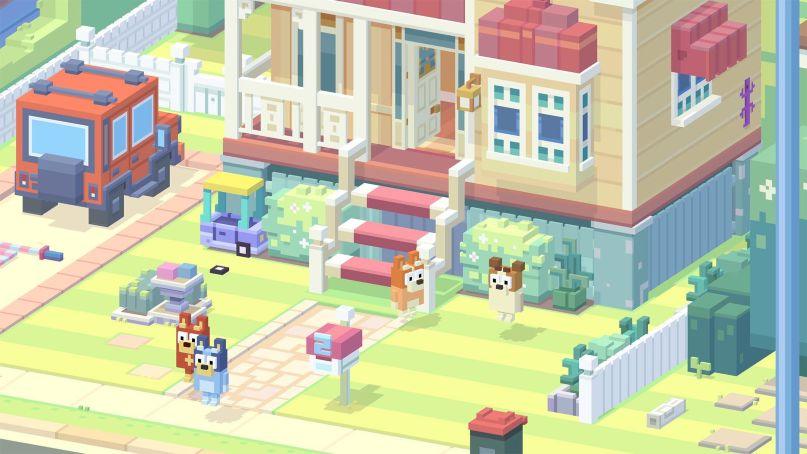 Crossy Road Castle Bluey