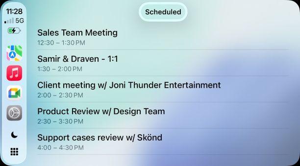 Google Meet CarPlay
