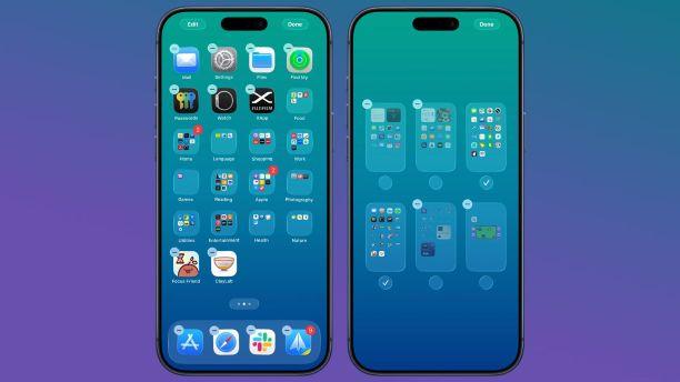 hide app pages