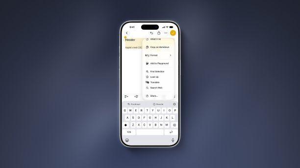 iOS 27 Adds Four New Features to Apples Notes App Article 3