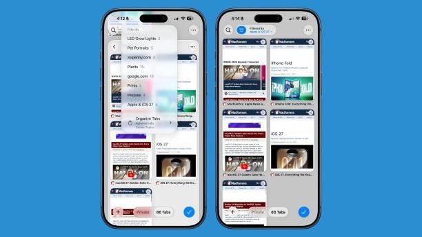 ios 27 safari tab grouping